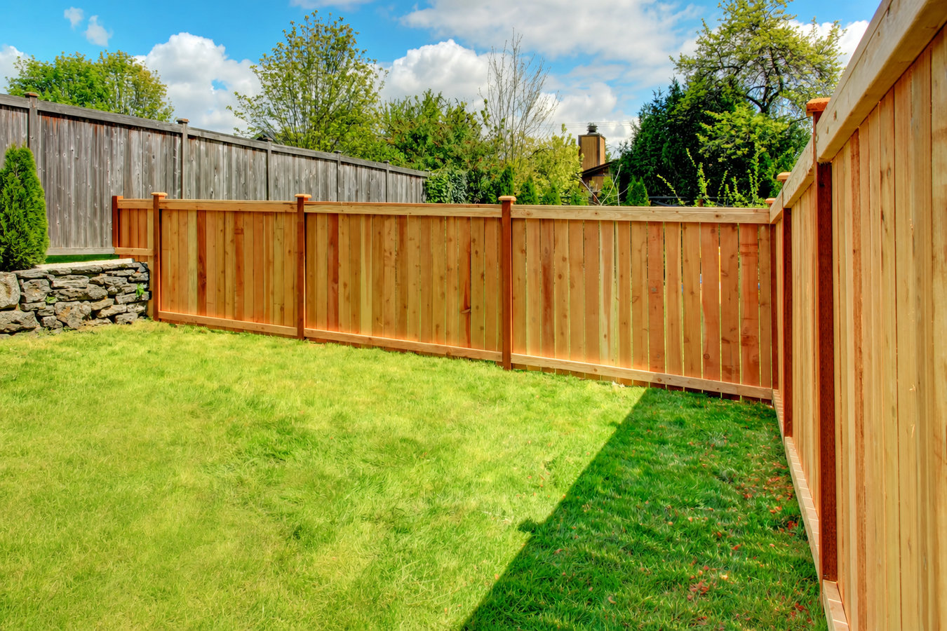 Wood and privacy fence installation